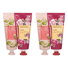 FARM STAY Pink Flower Blooming Hand Cream 100ml (Water Lily & Pink Rose)