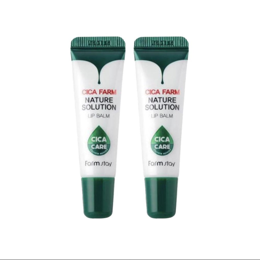 FARM STAY Cica Farm Nature Solution Lip Balm 10g (3 Options)