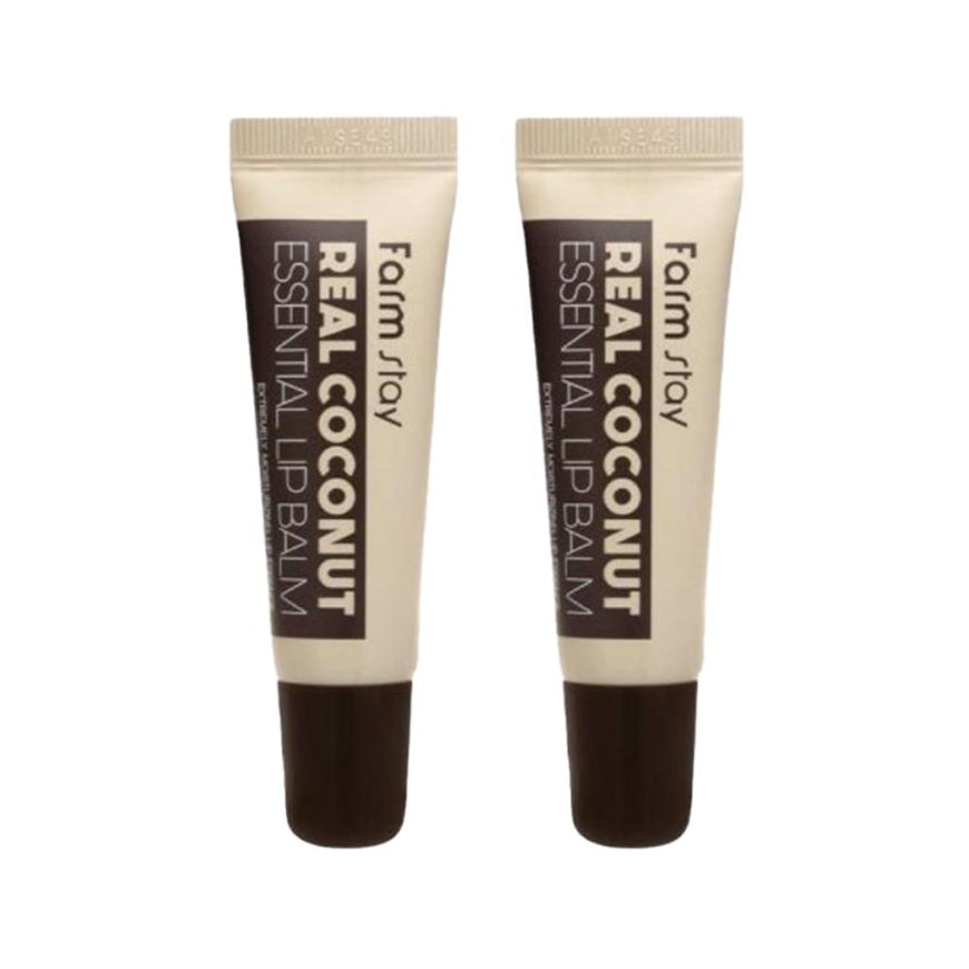 FARM STAY Real Coconut Essential Lip Balm 10ml (3 Options)
