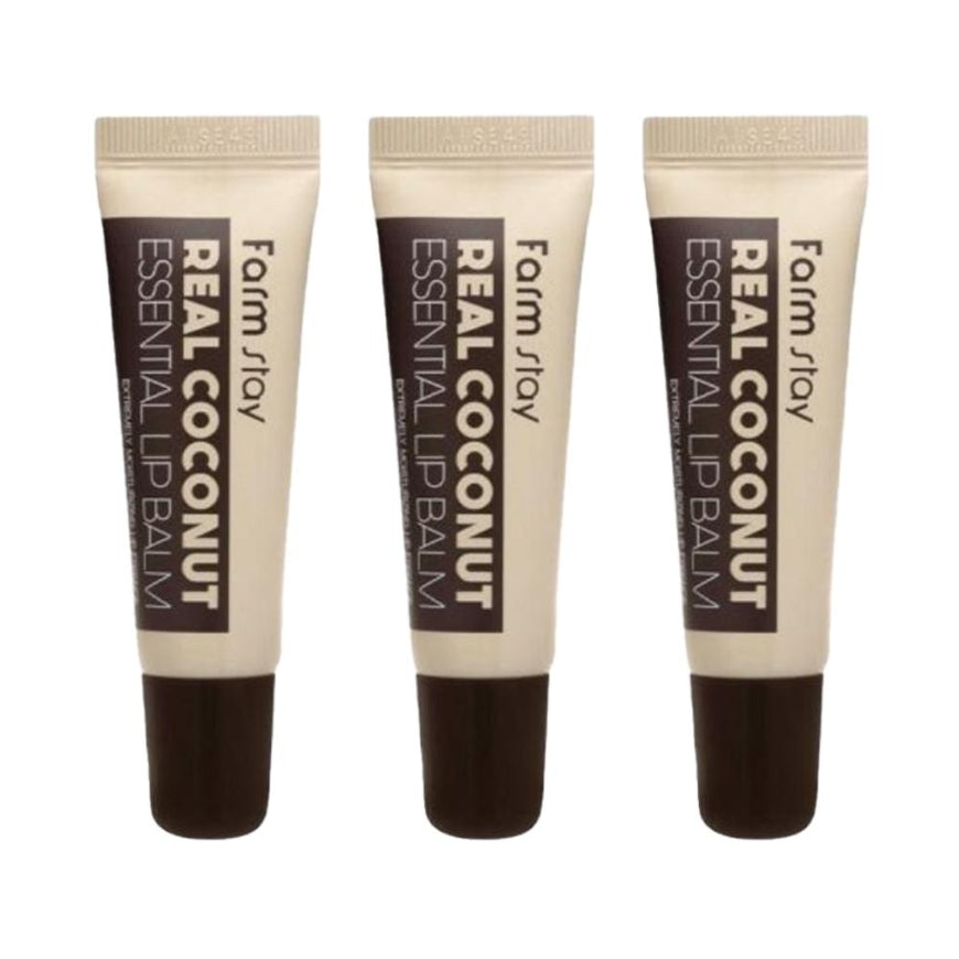 FARM STAY Real Coconut Essential Lip Balm 10ml (3 Options)