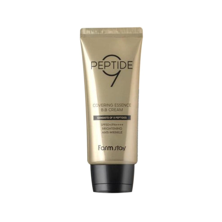 FARM STAY Peptide 9 Covering Essence BB Cream NEW 50g (3 Options)