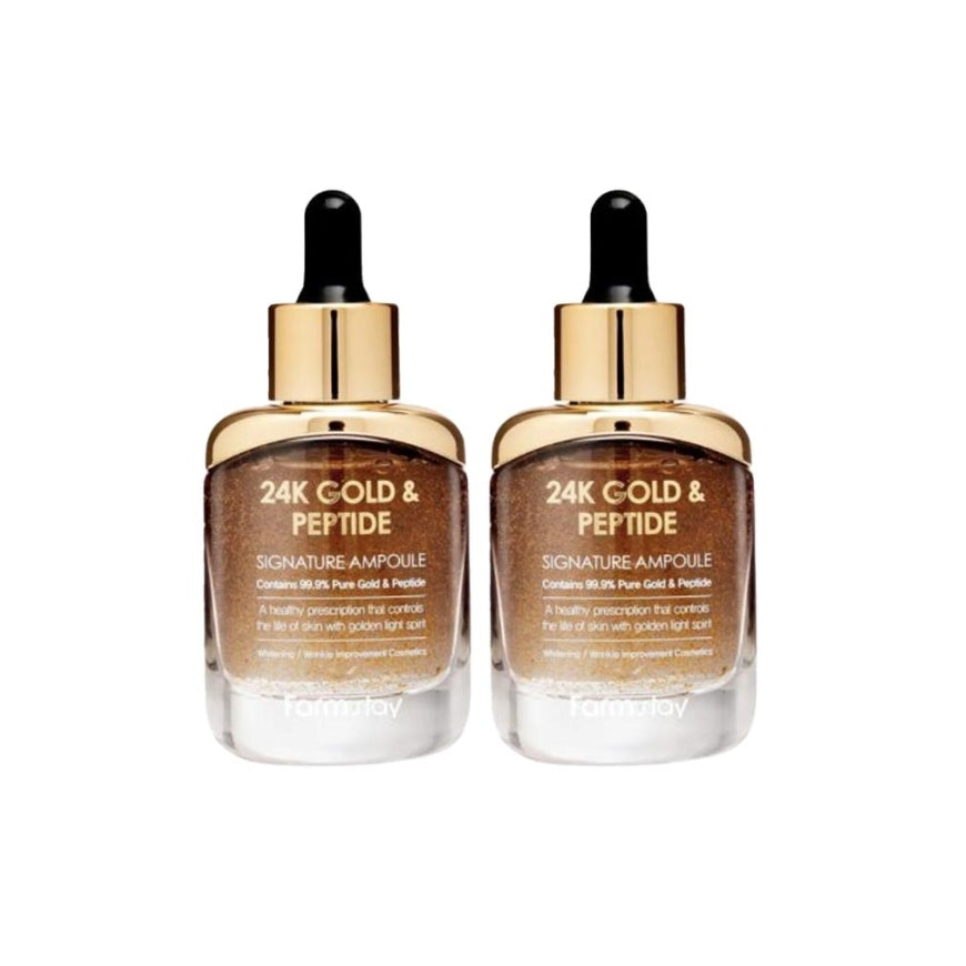 FARM STAY 24K Gold & Peptide Signature Ampoule 35ml (3 Options)