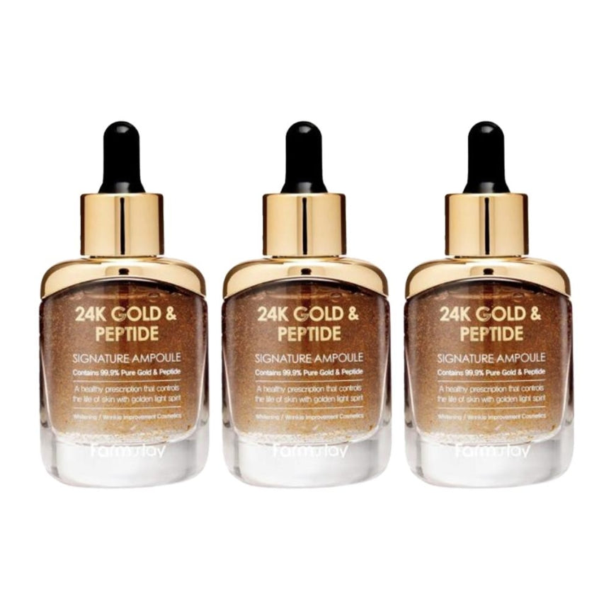 FARM STAY 24K Gold & Peptide Signature Ampoule 35ml (3 Options)