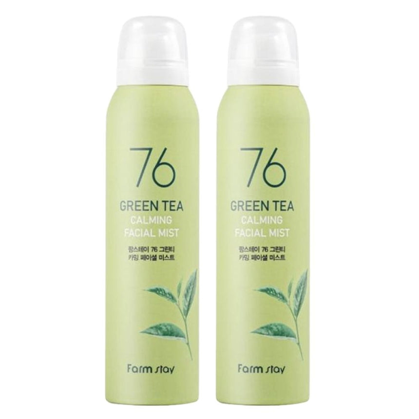 FARM STAY 76 Green Tea Calming Facial Mist 120ml (3 Options)