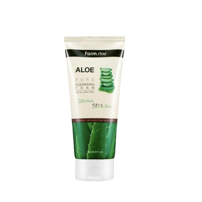 FARM STAY Aloe Pure Cleansing Foam 180ml (3 Options)