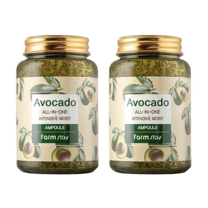 FARM STAY Avocado All In One Intensive Moist Ampoule 250ml (3 Options)