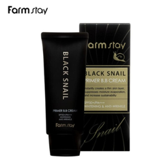 FARM STAY Black Snail Primer BB Cream SPF50+ PA+++ 50g (3 Options)