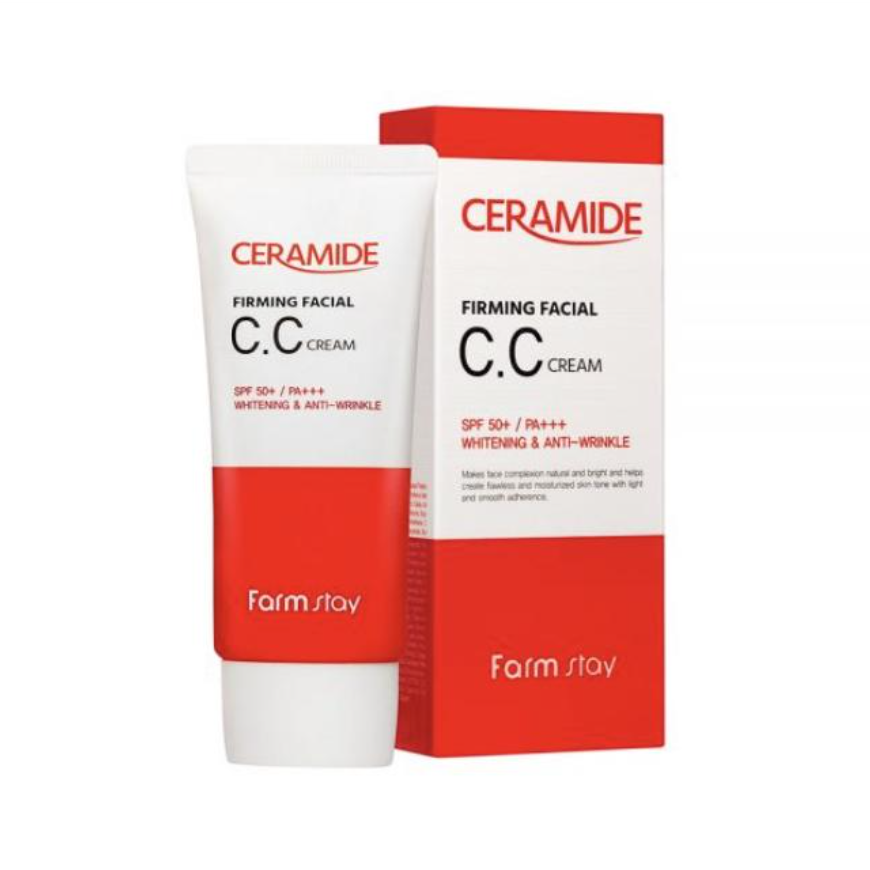 FARM STAY Ceramide Firming Facial CC Cream 50g (3 Options)