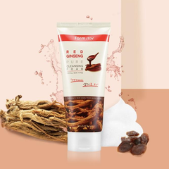 FARM STAY Red Ginseng Pure Cleansing Foam 180ml (3 Options)