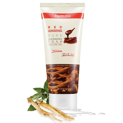 FARM STAY Red Ginseng Pure Cleansing Foam 180ml (3 Options)