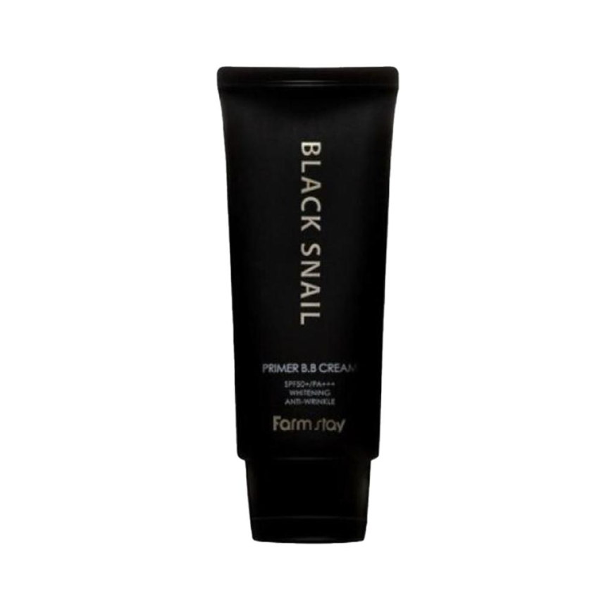 FARM STAY Black Snail Primer BB Cream SPF50+ PA+++ 50g (3 Options)