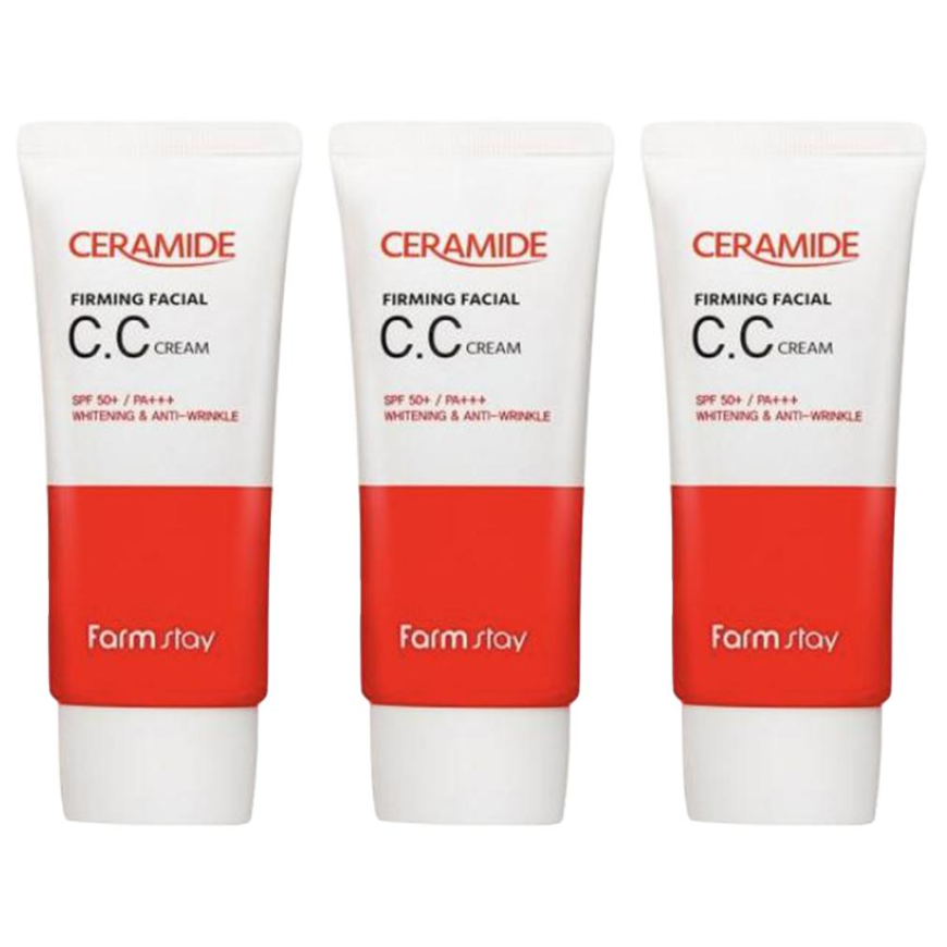 FARM STAY Ceramide Firming Facial CC Cream 50g (3 Options)