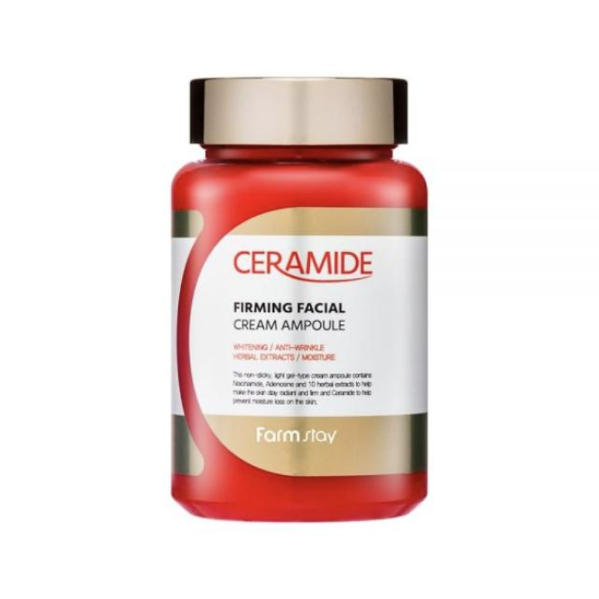 FARM STAY Ceramide Firming Facial Cream Ampoule 250ml (3 Options)