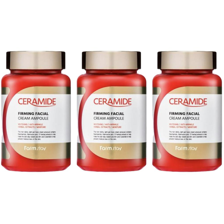 FARM STAY Ceramide Firming Facial Cream Ampoule 250ml (3 Options)