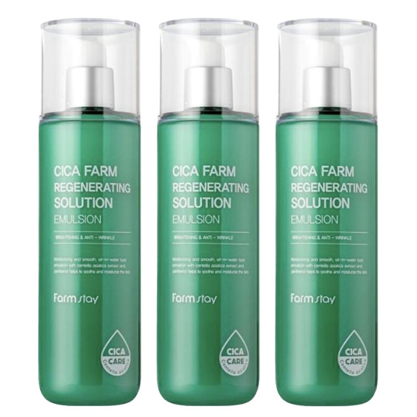 FARM STAY Cica Farm Regenerating Solution Emulsion 200ml (3 Options)