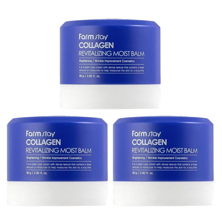 FARM STAY Collagen Revitalizing Moist Balm 80g (3 Options)