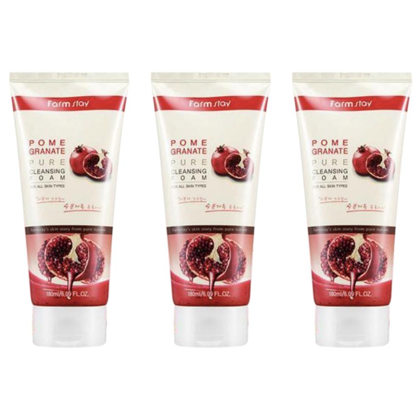 Farm Stay Pomegranate Pure Cleansing Foam 180ml (3 Options)