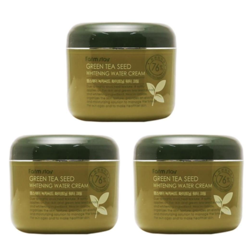 FARM STAY Green Tea Seed Brightening Water Cream 100g (3 Options)