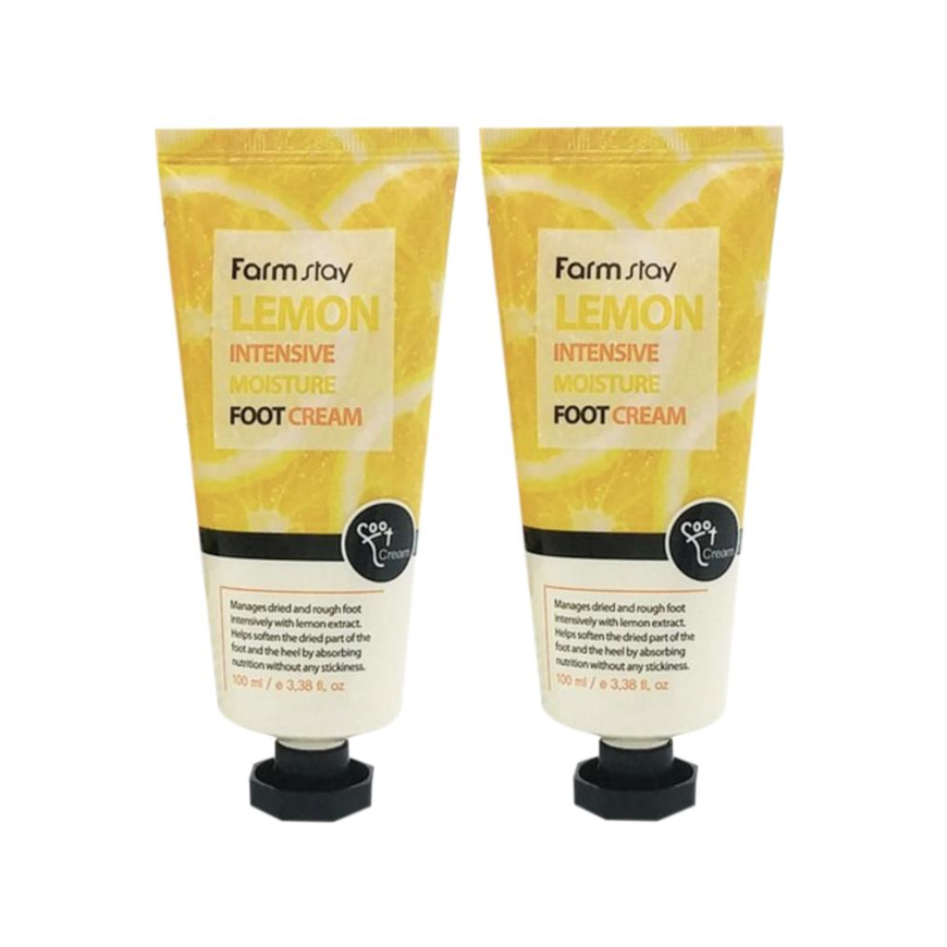 FARM STAY Lemon Intensive Moisture Foot Cream 100ml (3 Options)