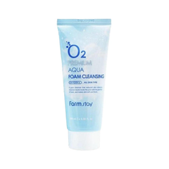 FARM STAY O2 Premium Aqua Foam Cleansing 100ml (3 Options)
