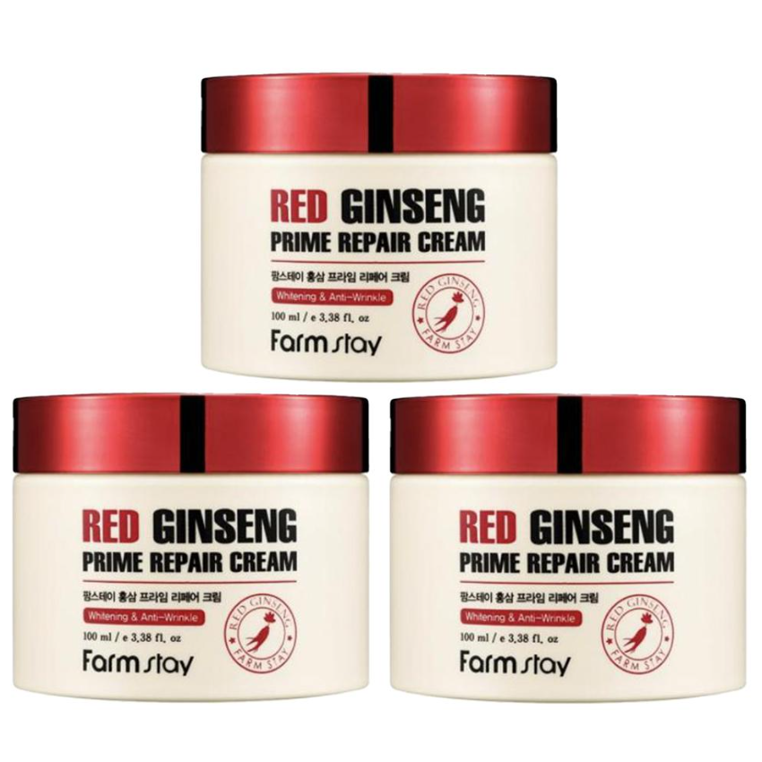 FARM STAY Red Ginseng Prime Repair Cream 100ml (3 Options)