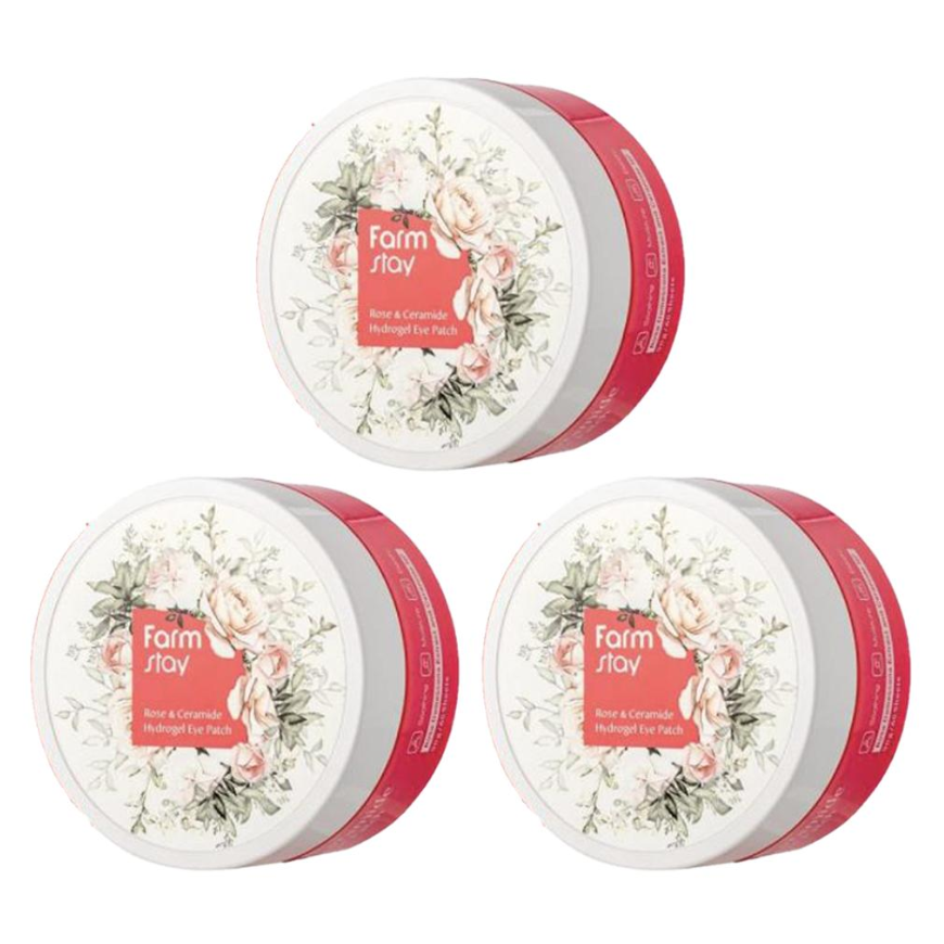 FARM STAY Rose & Ceramide Hydrogel Eye Patch 90g (3 Options)