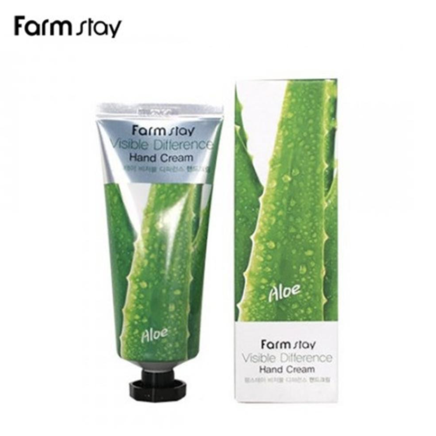 FARM STAY Visible Difference Hand Cream Aloe 100ml (3 Options)
