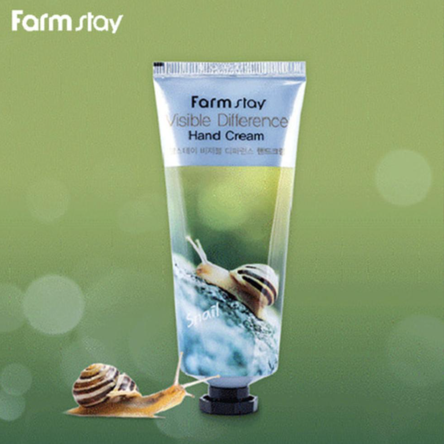 FARM STAY Visible Difference Hand Cream Snail 100ml (3 Options)