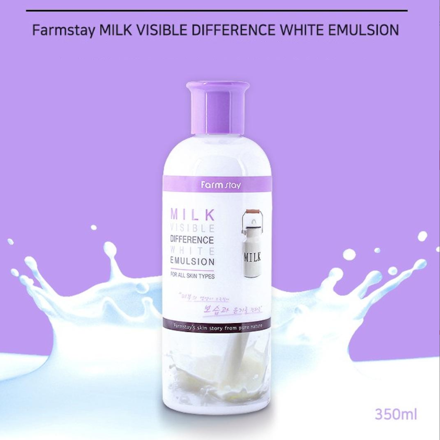 Farm Stay Visible Difference Moisture Emulsion (Milk) 350ml (3 Options)