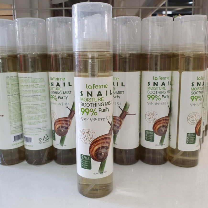 FARM STAY La Ferme Snail Moisture Soothing Mist 120ml (3 Options)