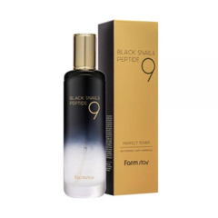 FARM STAY Black Snail & Peptide 9 Perfect Toner + Emulsion (2 Options)