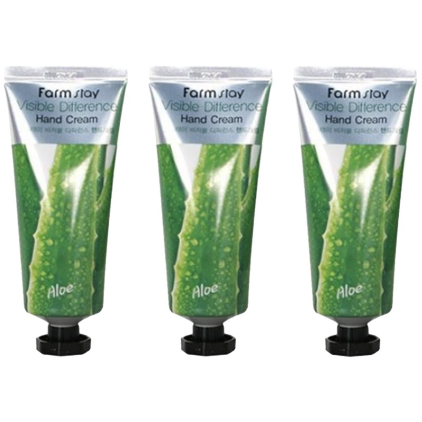 FARM STAY Visible Difference Hand Cream Aloe 100ml (3 Options)