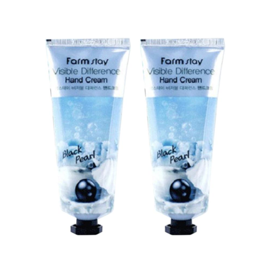 FARM STAY Visible Difference Hand Cream Black Pearl 100ml (3 Options)