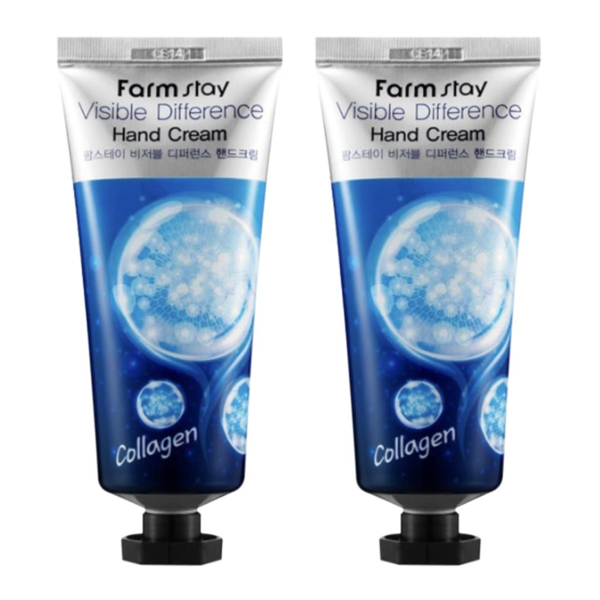 FARM STAY Visible Difference Hand Cream Collagen 100ml (3 Options)