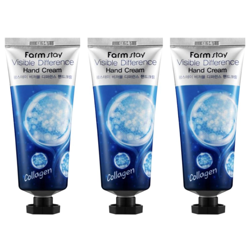 FARM STAY Visible Difference Hand Cream Collagen 100ml (3 Options)