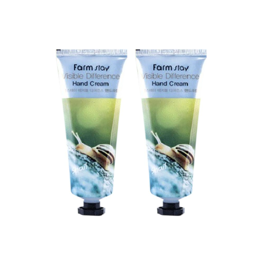 FARM STAY Visible Difference Hand Cream Snail 100ml (3 Options)