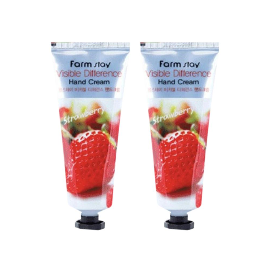 FARM STAY Visible Difference Hand Cream Strawberry 100g (3 Options)