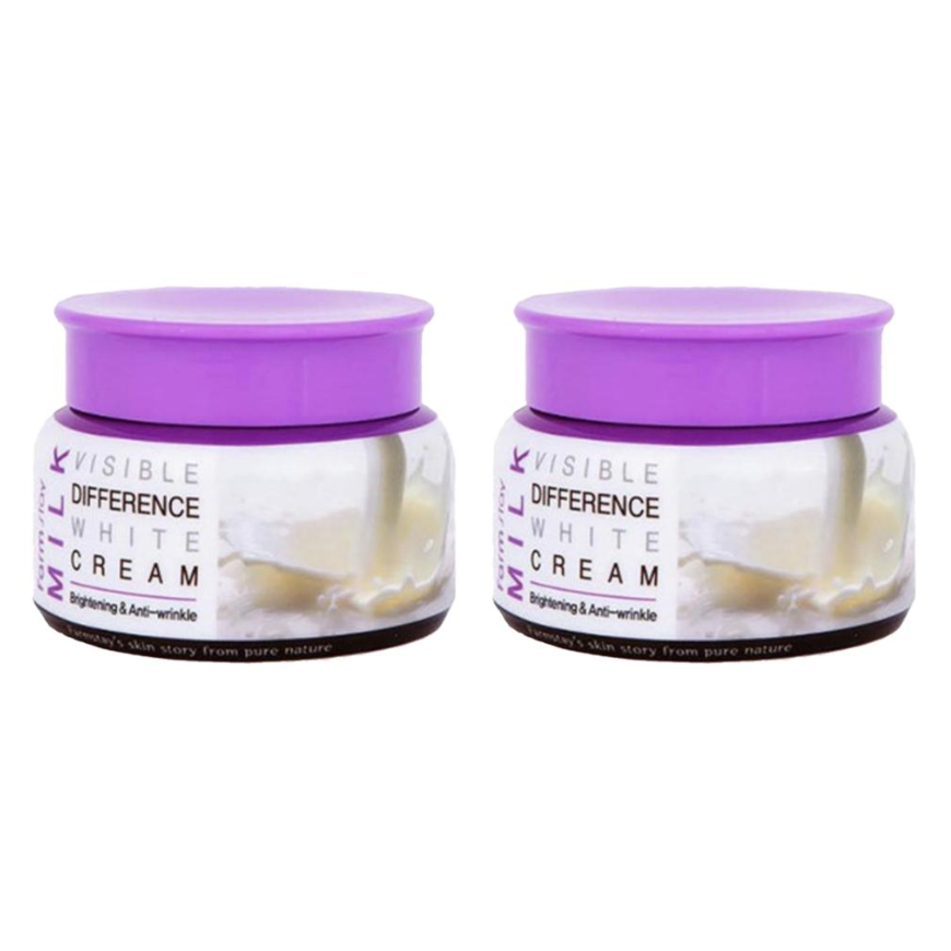 FARM STAY Milk Visible Difference White Cream 100g (3 Options)