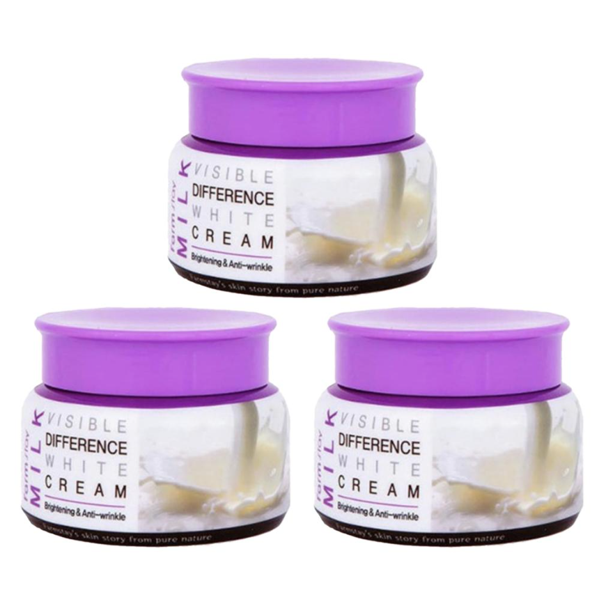 FARM STAY Milk Visible Difference White Cream 100g (3 Options)
