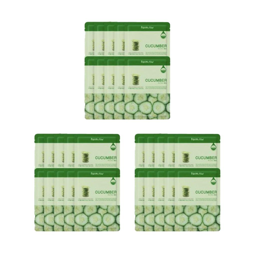 FARM STAY Visible Difference Mask Pack Cucumber 23ml (3 Options)