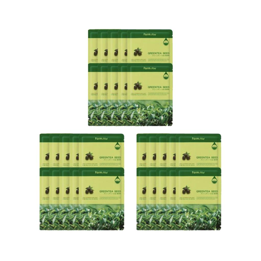 FARM STAY Visible Difference Mask Pack Green Tea Seed 23ml (3 Options)