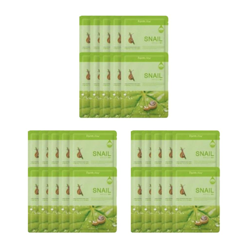 FARM STAY Visible Difference Mask Pack Snail 23ml (3 Options)