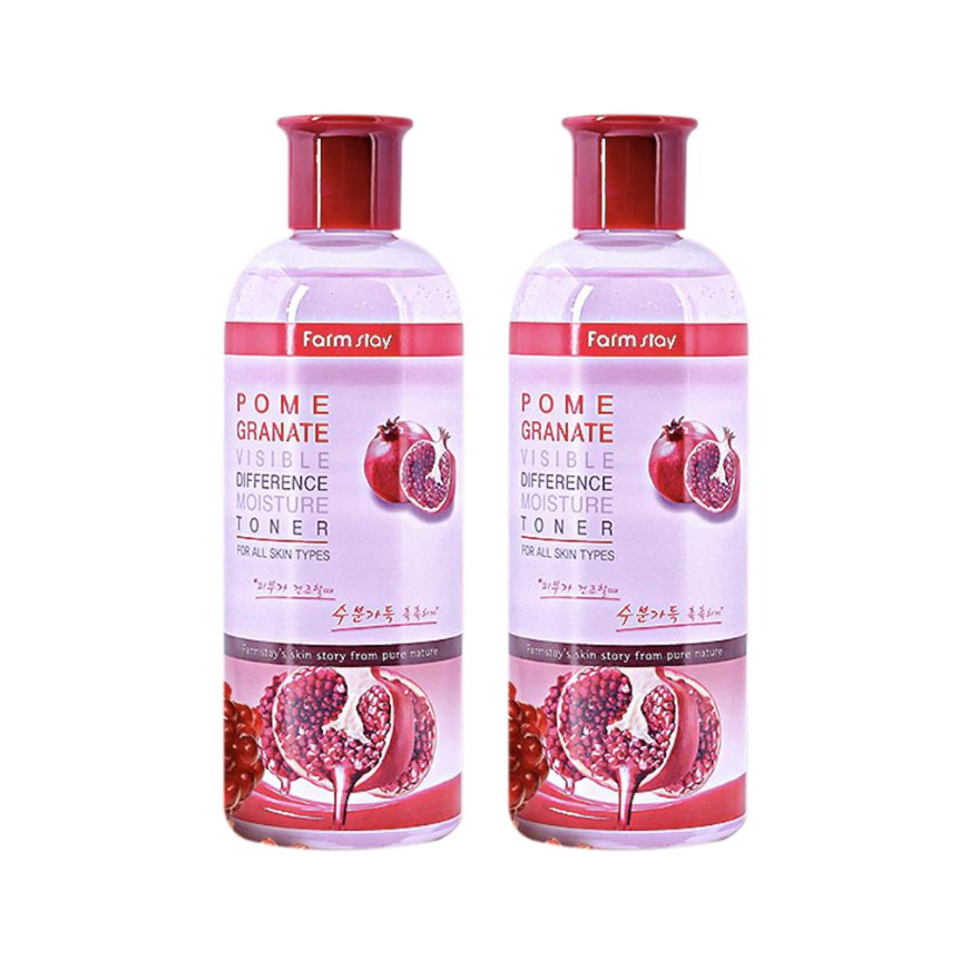 FARM STAY Visible Difference Moisture Toner Pomegranate 350ml (3 Options)