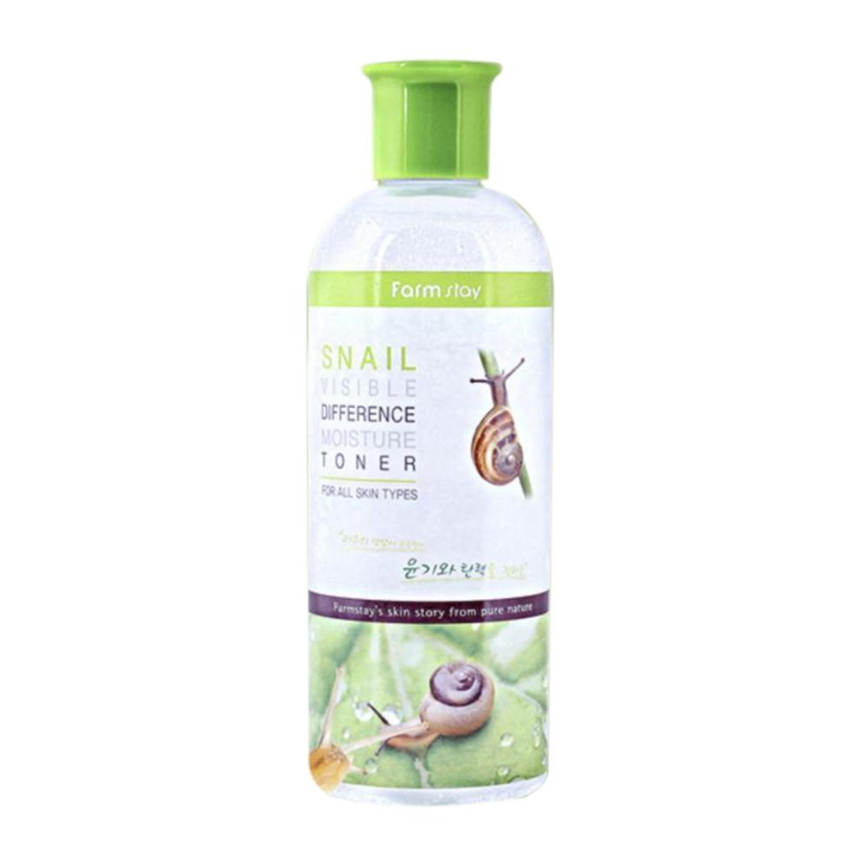 FARM STAY Snail Visible Difference Moisture Toner 350ml (3 Options)