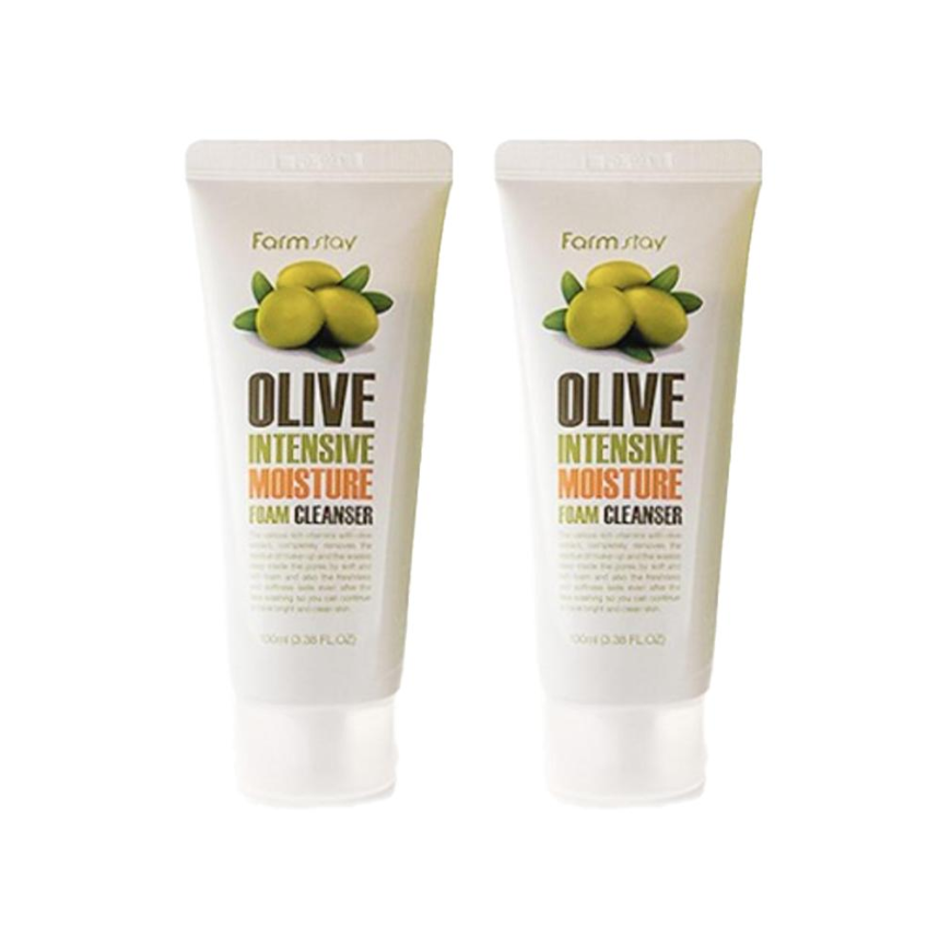 FARM STAY Olive Intensive Moisture Foam Cleanser 100ml (3 Options)