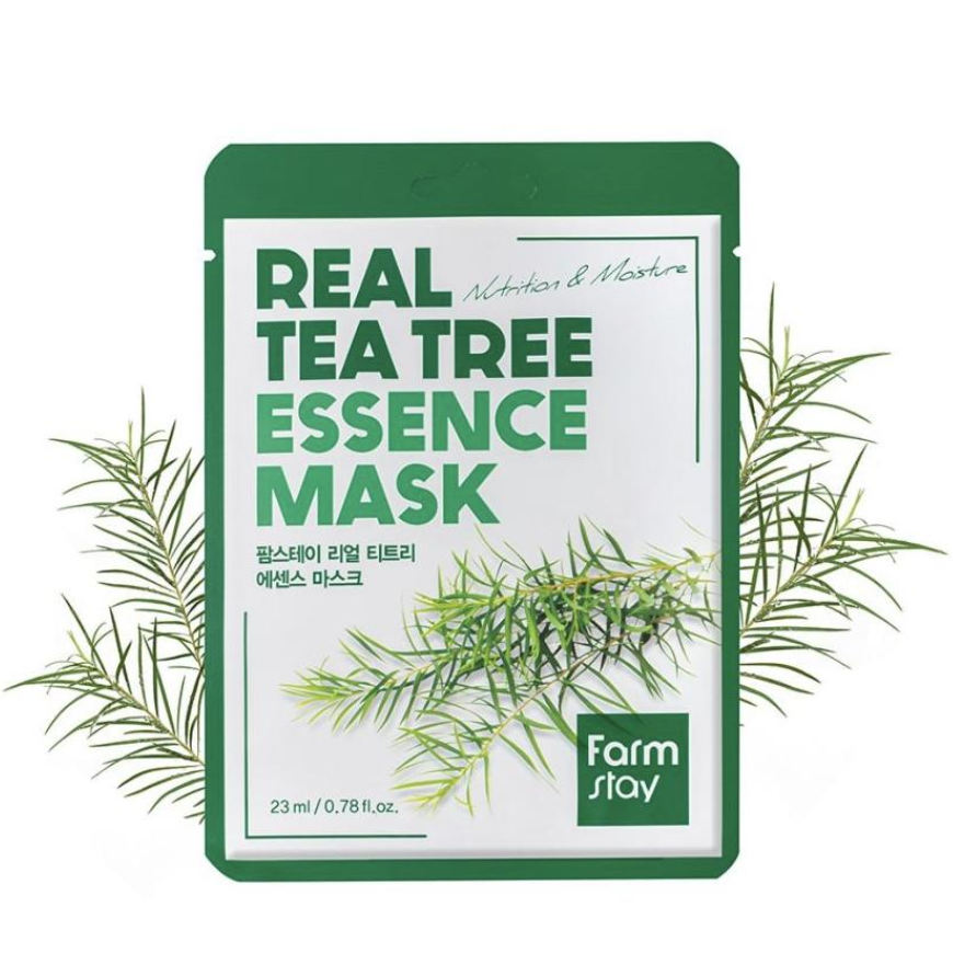 FARM STAY Real Tea Tree Essence Mask 23ml (3 Options)