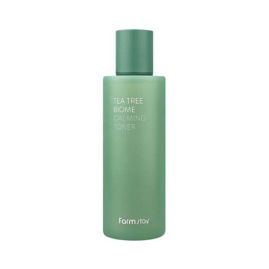 FARM STAY Tea Tree Biome Calming Toner, Emulsion 200ml (3 Options)