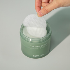 FARM STAY Tea Tree Biome Calming Toner Pad 140ml (3 Options)