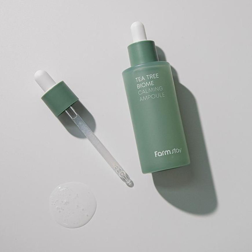 FARM STAY Tea Tree Biome Calming Ampoule 50ml (3 Options)