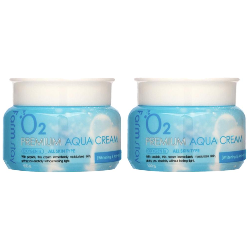 FARM STAY O2 Premium Aqua Cream 100g (3 Options)